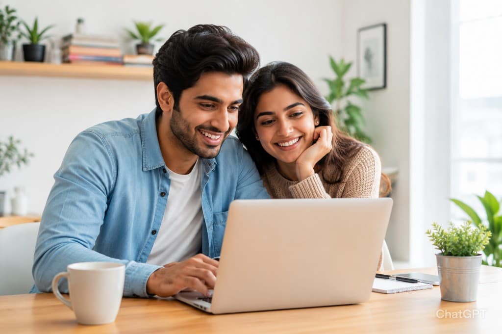 खुश युगल — Finwy के साथ आसान लोन